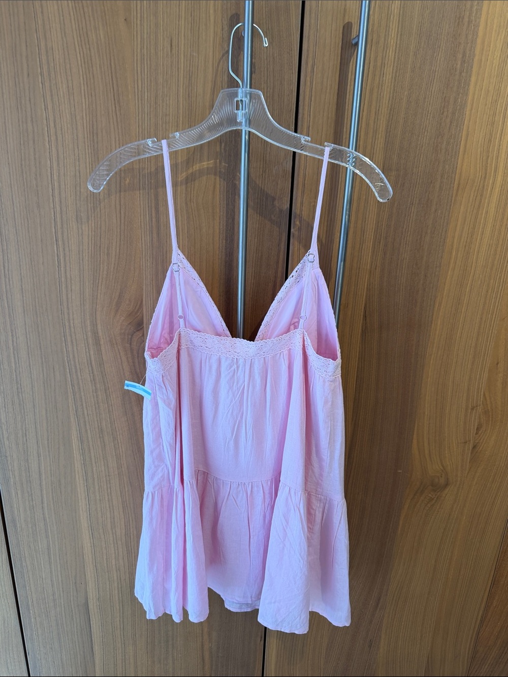 Princess Polly Pale Pink Tiered Spaghetti Strap Dress - Picture 14 of 16